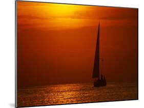 Sailboat in Phuket Thailand, 1990s-null-Mounted Premium Photographic Print