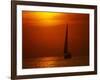 Sailboat in Phuket Thailand, 1990s-null-Framed Photographic Print