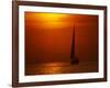 Sailboat in Phuket Thailand, 1990s-null-Framed Photographic Print