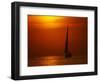 Sailboat in Phuket Thailand, 1990s-null-Framed Photographic Print