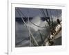 Sailboat in Rough Water, Ticonderoga Race-Michael Brown-Framed Photographic Print