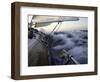 Sailboat in Rough Water, Ticonderoga Race-Michael Brown-Framed Photographic Print