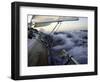 Sailboat in Rough Water, Ticonderoga Race-Michael Brown-Framed Photographic Print