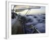 Sailboat in Rough Water, Ticonderoga Race-Michael Brown-Framed Photographic Print