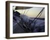 Sailboat in Rough Water, Ticonderoga Race-Michael Brown-Framed Photographic Print