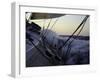 Sailboat in Rough Water, Ticonderoga Race-Michael Brown-Framed Photographic Print