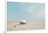 Sailboat in Teal and Coral-Brooke T. Ryan-Framed Photographic Print