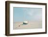 Sailboat in Teal and Coral-Brooke T. Ryan-Framed Photographic Print