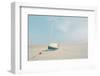 Sailboat in Teal and Coral-Brooke T. Ryan-Framed Photographic Print