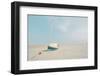 Sailboat in Teal and Coral-Brooke T. Ryan-Framed Premium Photographic Print