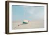 Sailboat in Teal and Coral-Brooke T. Ryan-Framed Photographic Print