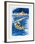 Sailboat in the Port of Cadaques-Amadeu Casals-Framed Collectable Print