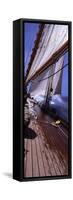 Sailboat in the Sea, Antigua, Antigua and Barbuda-null-Framed Stretched Canvas