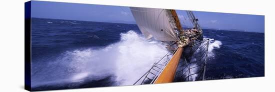 Sailboat in the Sea, Antigua, Antigua and Barbuda-null-Stretched Canvas