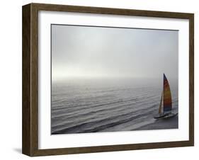 Sailboat in the Sea-null-Framed Photographic Print