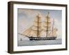 Sailboat, Italy, 19th Century-null-Framed Giclee Print