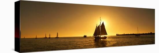 Sailboat, Key West, Florida, USA-null-Stretched Canvas