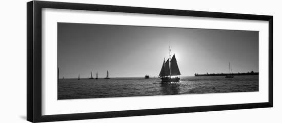 Sailboat, Key West, Florida, USA-null-Framed Premium Photographic Print