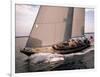 Sailboat Leaning to the Side I-Neil Rabinowitz-Framed Art Print