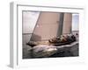 Sailboat Leaning to the Side I-Neil Rabinowitz-Framed Art Print