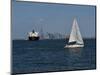 Sailboat, New York Harbor, 2016-Anthony Butera-Mounted Premium Giclee Print