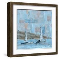 Sailboat No. 2-Marta Wiley-Framed Art Print