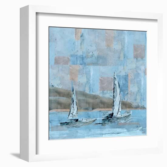 Sailboat No. 2-Marta Wiley-Framed Art Print