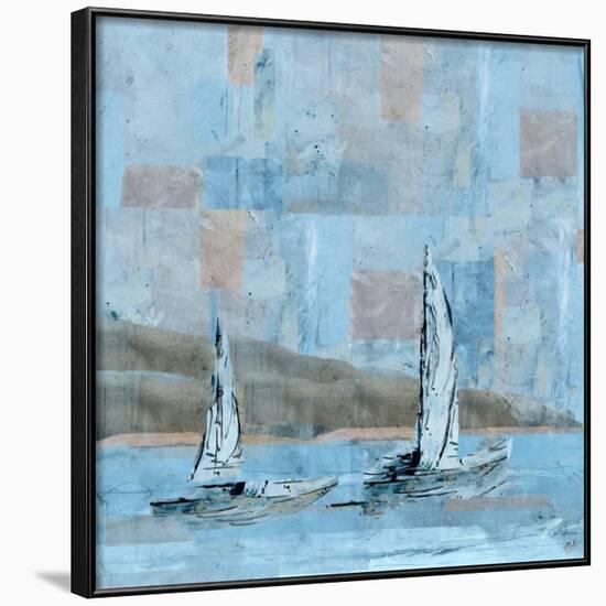 Sailboat No. 2-Marta Wiley-Framed Art Print