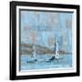 Sailboat No. 2-Marta Wiley-Framed Art Print