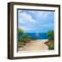 Sailboat on Coast II-Vivien Rhyan-Framed Art Print