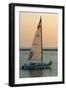 Sailboat on Lake Michigan, Indiana Dunes, Indiana, USA-Anna Miller-Framed Photographic Print