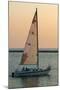 Sailboat on Lake Michigan, Indiana Dunes, Indiana, USA-Anna Miller-Mounted Photographic Print