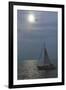 Sailboat on Lake Michigan, Indiana Dunes, Indiana, USA-Anna Miller-Framed Photographic Print