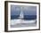 Sailboat on Monterey Bay, California-Lynn M^ Stone-Framed Photographic Print