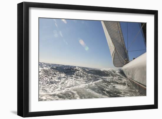 Sailboat on Ocean-null-Framed Photo