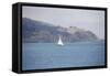 Sailboat on the Bay, Sausalito, Marin County, California-Anna Miller-Framed Stretched Canvas