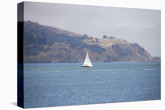 Sailboat on the Bay, Sausalito, Marin County, California-Anna Miller-Stretched Canvas