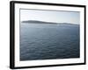 Sailboat on the Puget Sound Passes Blake Island, Washington State, United States of America-Aaron McCoy-Framed Photographic Print