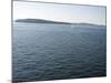 Sailboat on the Puget Sound Passes Blake Island, Washington State, United States of America-Aaron McCoy-Mounted Photographic Print