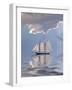 Sailboat On Water-rolffimages-Framed Art Print