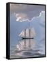 Sailboat On Water-rolffimages-Framed Stretched Canvas