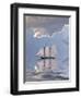 Sailboat On Water-rolffimages-Framed Art Print