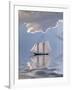 Sailboat On Water-rolffimages-Framed Art Print