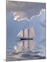 Sailboat On Water-rolffimages-Mounted Art Print