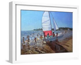 Sailboat, Palais Sur Mer, 2008-Andrew Macara-Framed Giclee Print