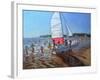 Sailboat, Palais Sur Mer, 2008-Andrew Macara-Framed Giclee Print