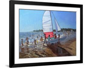 Sailboat, Palais Sur Mer, 2008-Andrew Macara-Framed Giclee Print