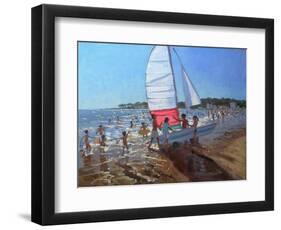 Sailboat, Palais Sur Mer, 2008-Andrew Macara-Framed Premium Giclee Print