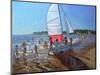 Sailboat, Palais Sur Mer, 2008-Andrew Macara-Mounted Premium Giclee Print