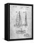 Sailboat Patent-Cole Borders-Framed Stretched Canvas